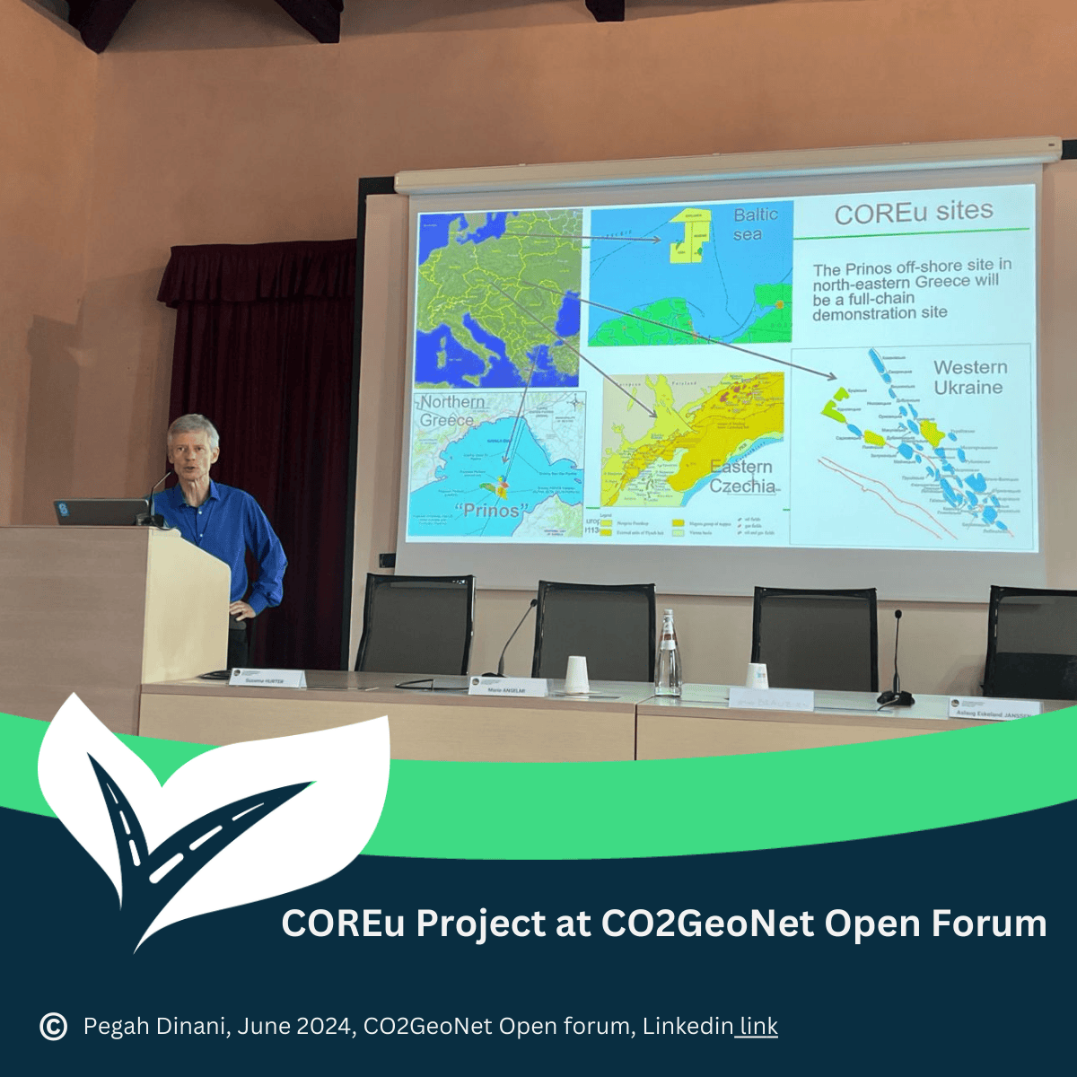 COREu Project makes a mark at CO2GeoNet Open Forum