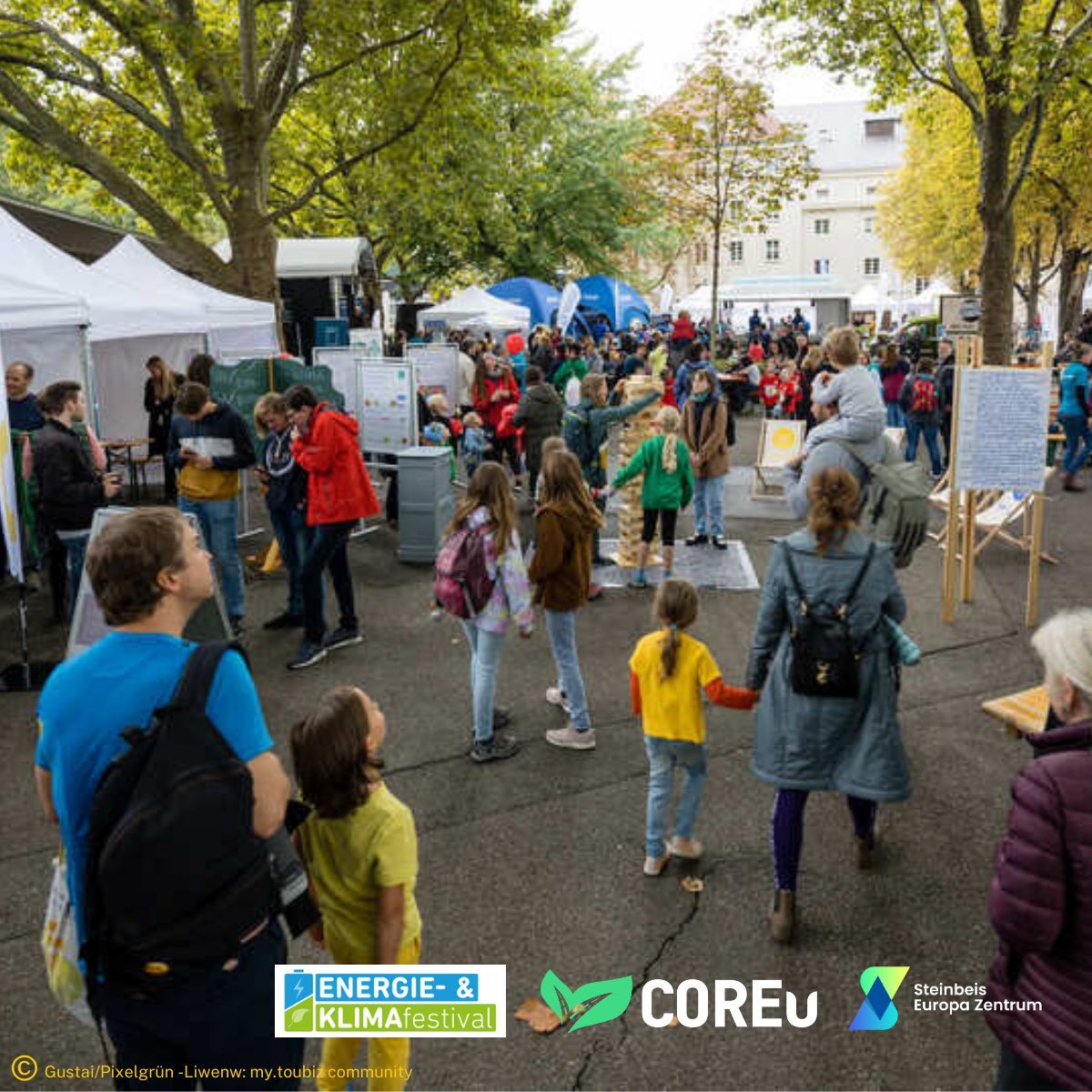 COREu at the Klimafestival in Karlsruhe, Germany